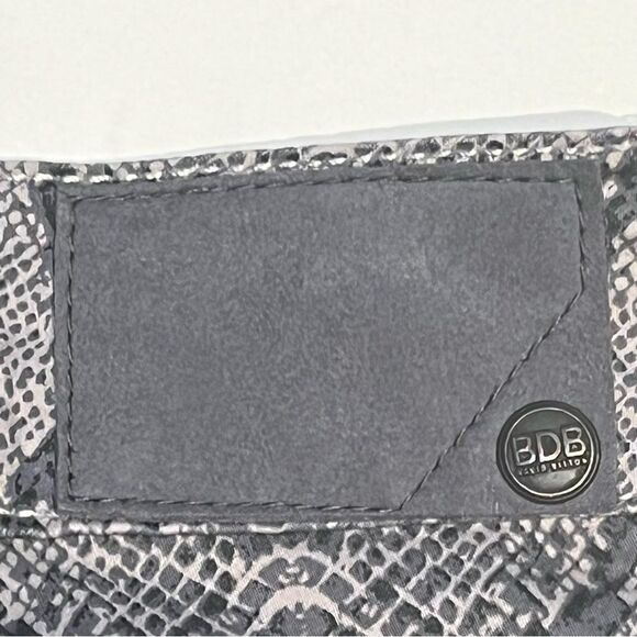 BUFFALO David Bitton low rise skinny Jazz jeans snakeskin grey pink size 29” - Picture 12 of 16